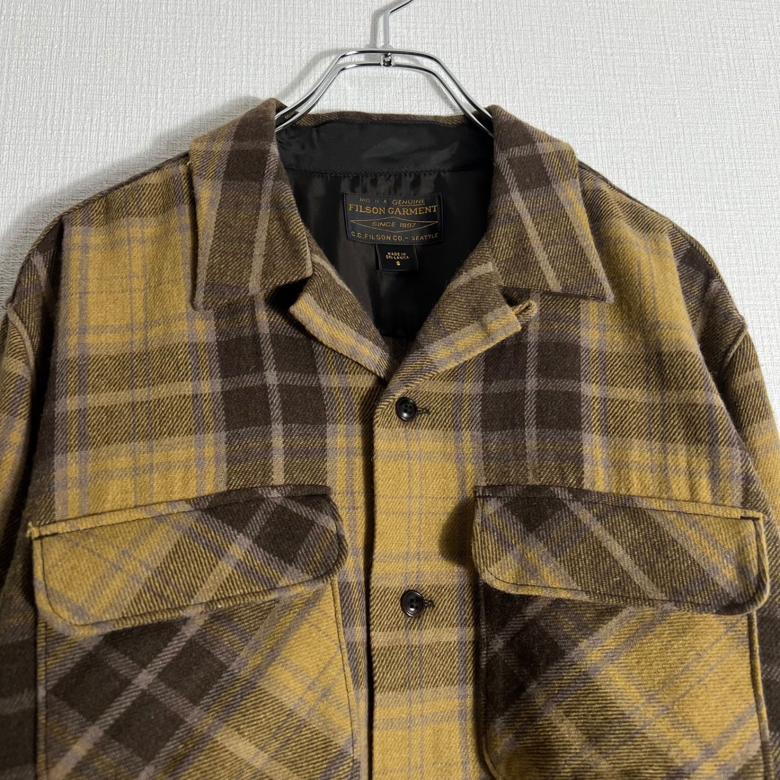 FILSON GARMENT フィルソン CPOシャツジャケット チェック柄 オープン 