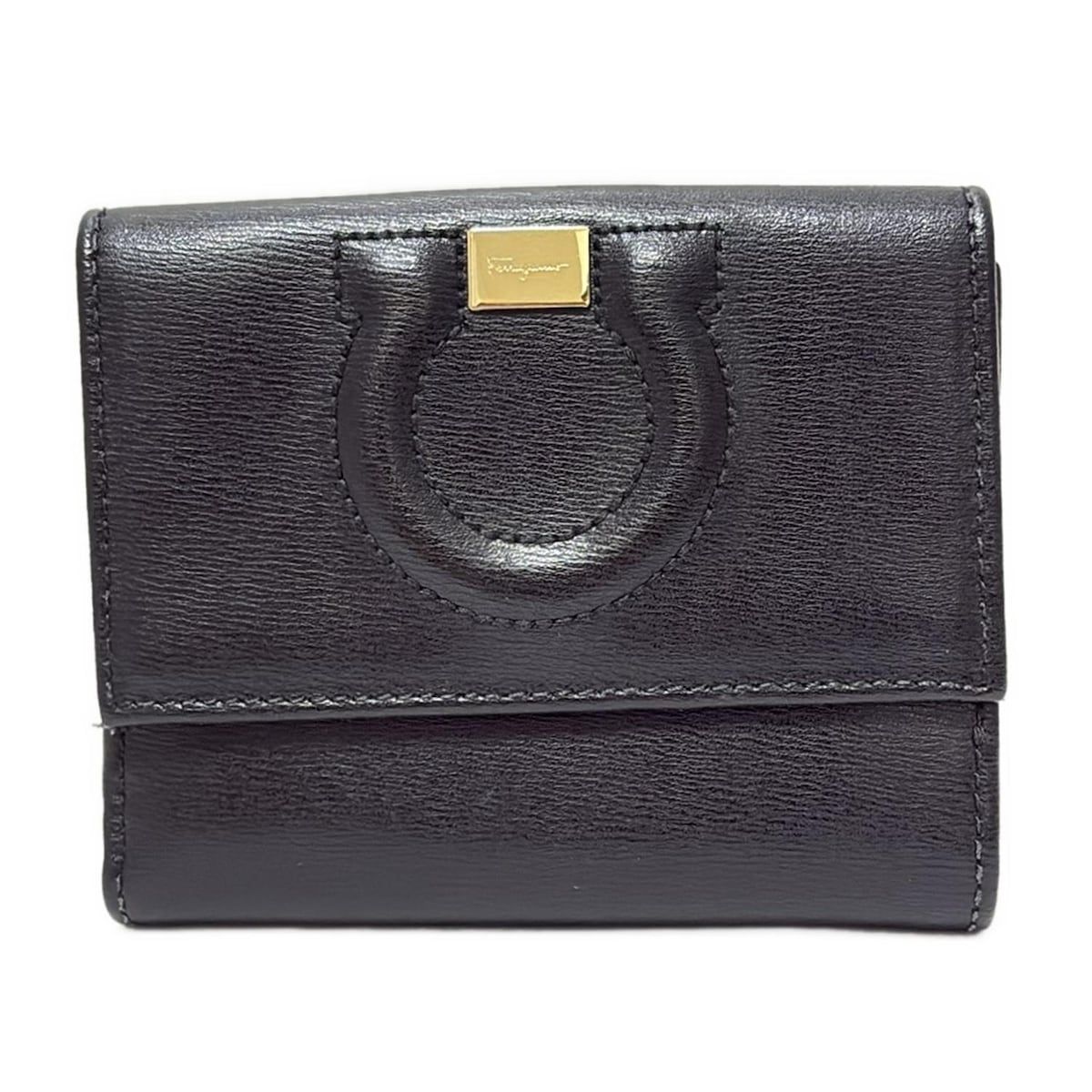 サルヴァトーレ フェラガモ Wホック 財布 二つ折り ヴァラリボン