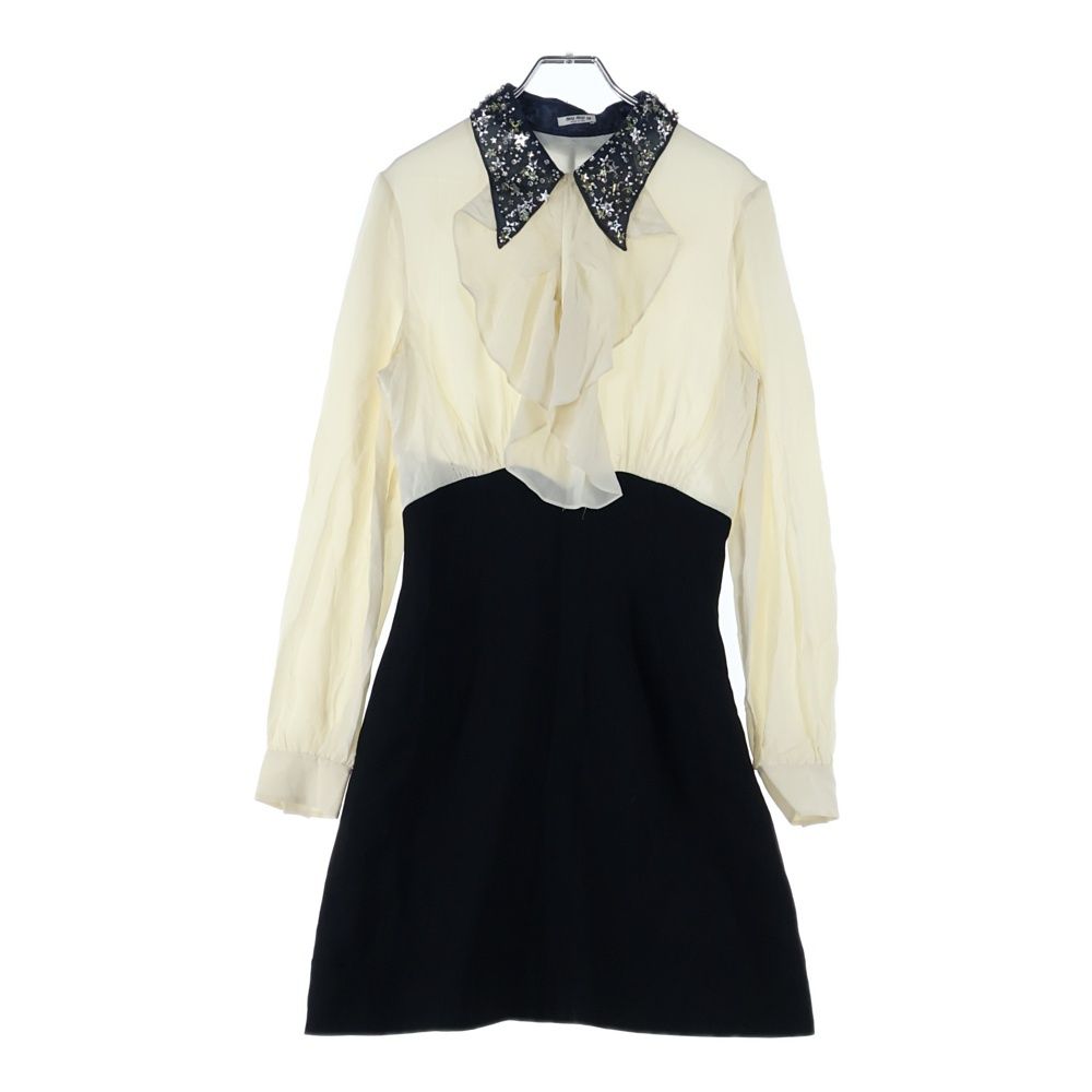 miumiu (ミュウミュウ) 16SS スタースパンコール ビーズ刺繍 シルク