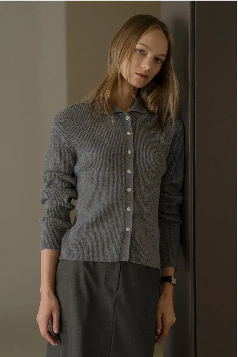 NOUN ナウン ベター カーディガン ビスチェ ニット ダークグレー