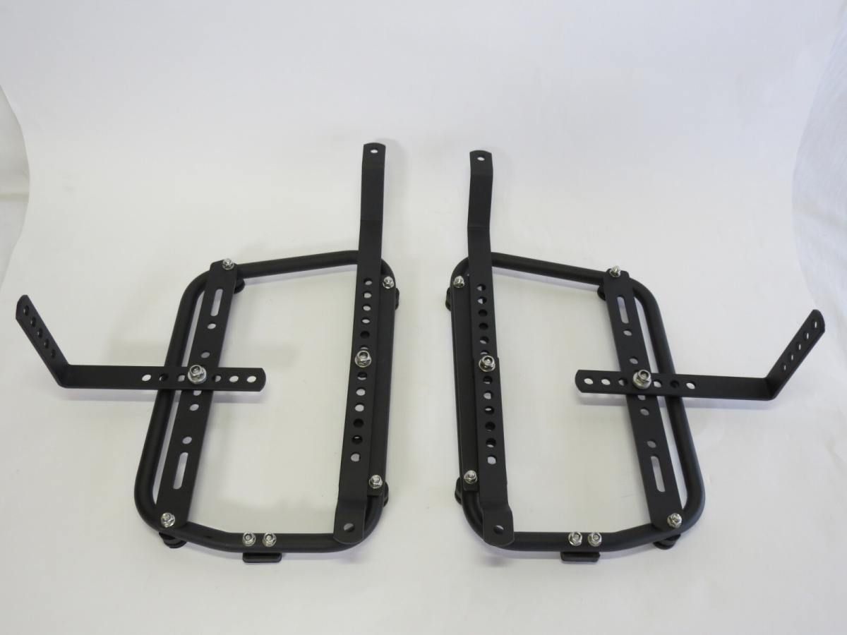 ADV 150 ハンターカブ CT 125 クロスカブ 汎用可 サイドキャリア ＆ サイドボックス 38 L サイドケース 3点セット 黒銀