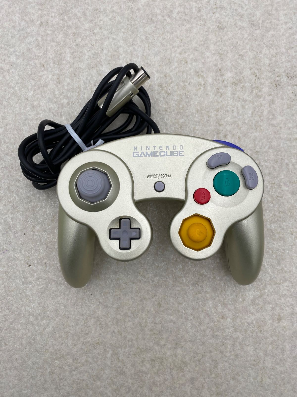 Nintendo ゲームキューブ 本体 スターライトゴールド 動作品 UP786_INFO