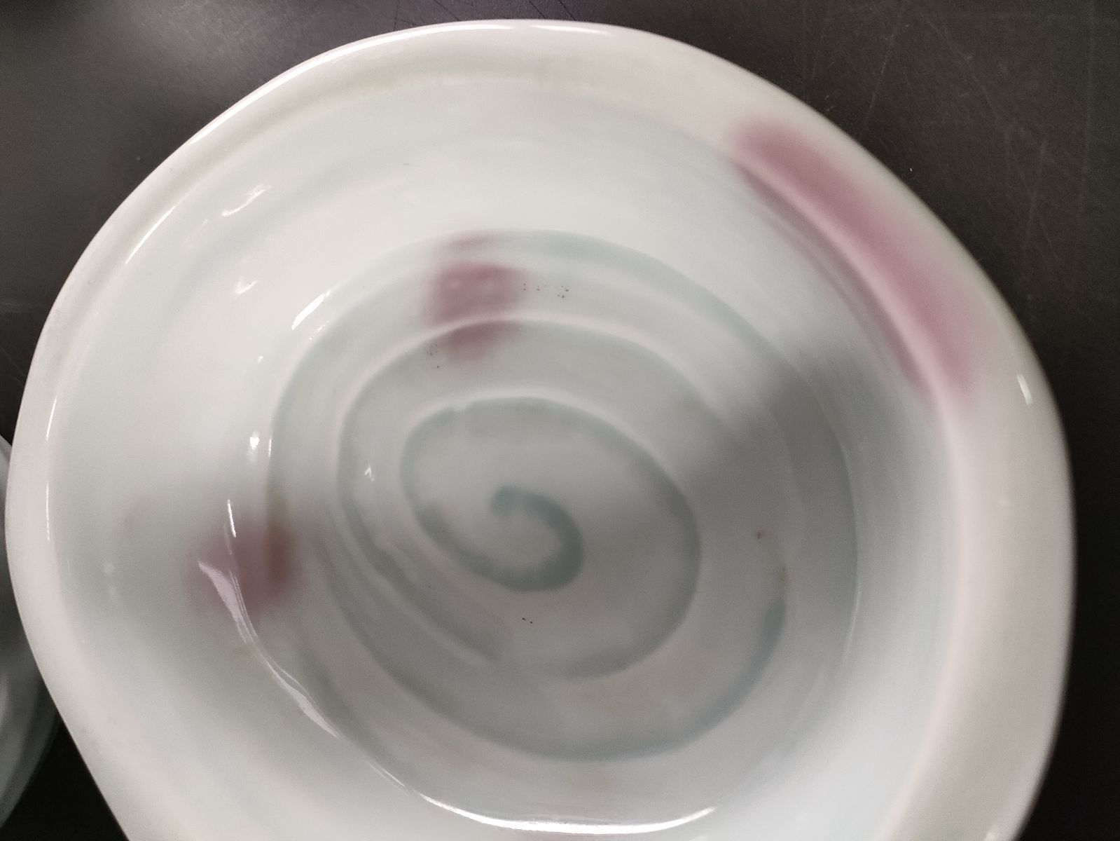 F 2 06 有田焼 瑞峯銘 青磁渦潮文鉢 大18客 小17客 菓子器 菓子鉢 飾鉢 飾皿 盛鉢 皿 和皿食器 向付 小皿 中皿 割烹