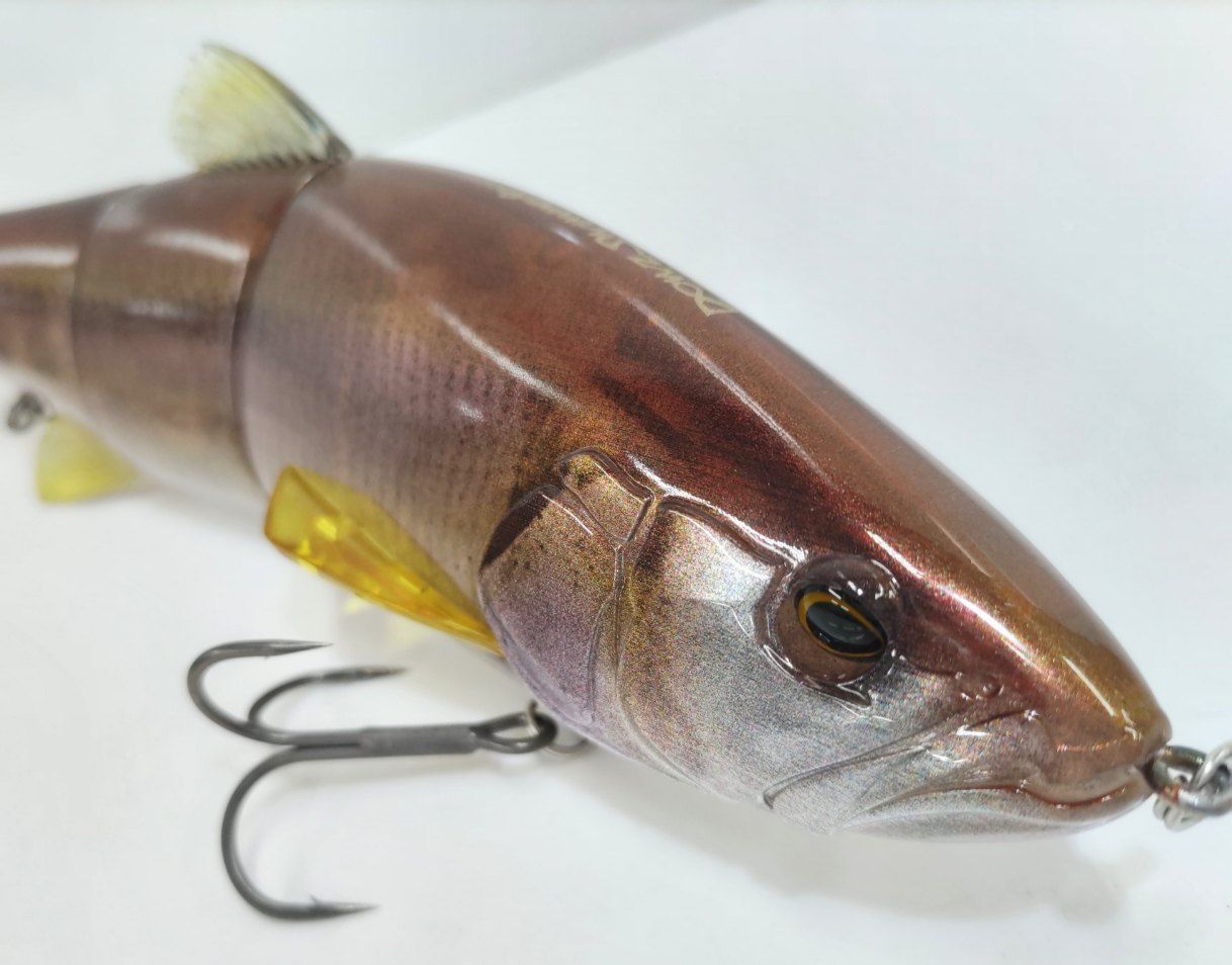 中国美術 釉裏紅 纏枝蓮花鳳紋 折口皿(K-A837)