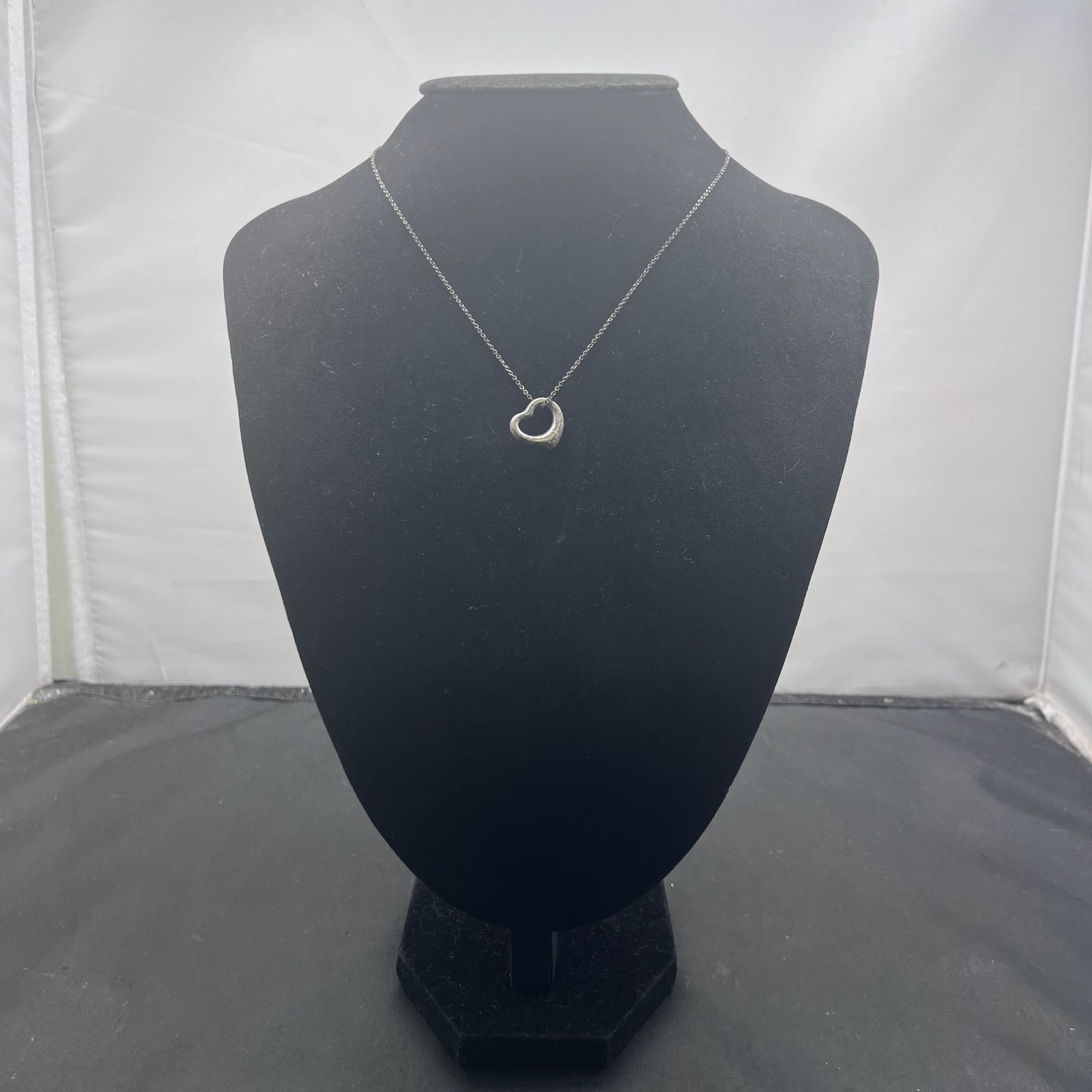 ティファニー Sv925 ネックレスオープンハート B25091431