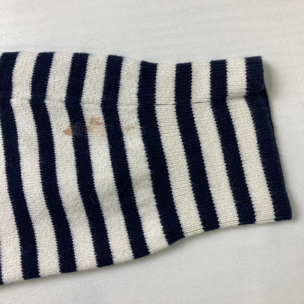 ニットセーター ボーダー柄