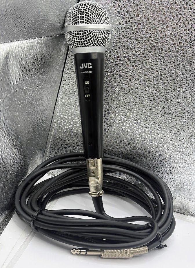 JVC 単一指向性マイクロホン PS-C502 トークスイッチ付き