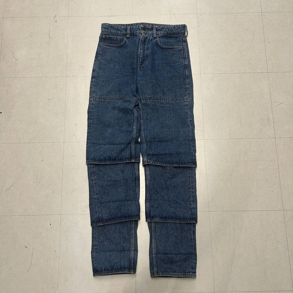 Y Project ワイプロジェクト 21SS EVERGREEN Multi Cuff Jeans デニムパンツ ブルー系 size 28 中目黒A11