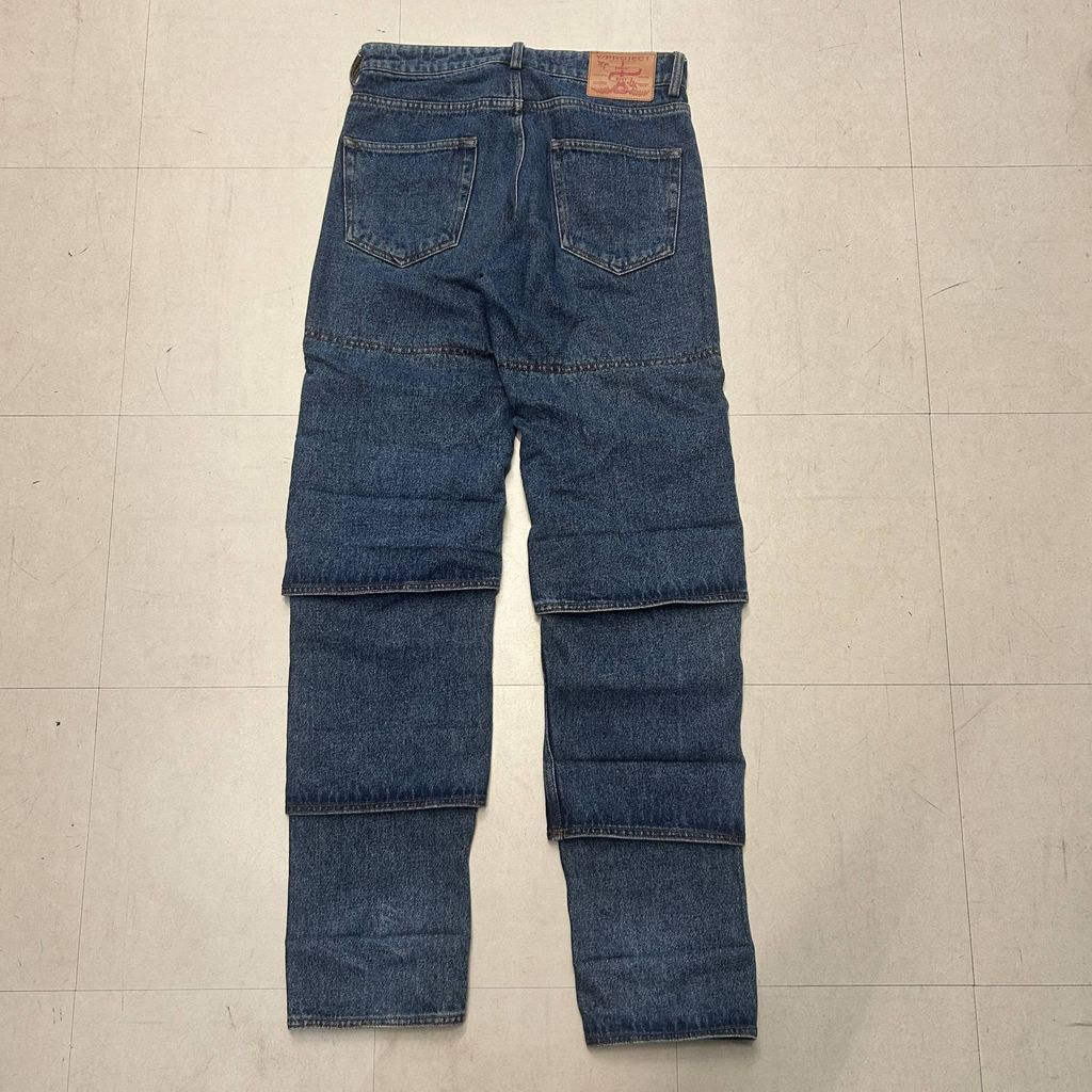Y Project ワイプロジェクト 21 SS Multi Cuff Jeans デニムパンツ ブルー系 size 28 中目黒A 11