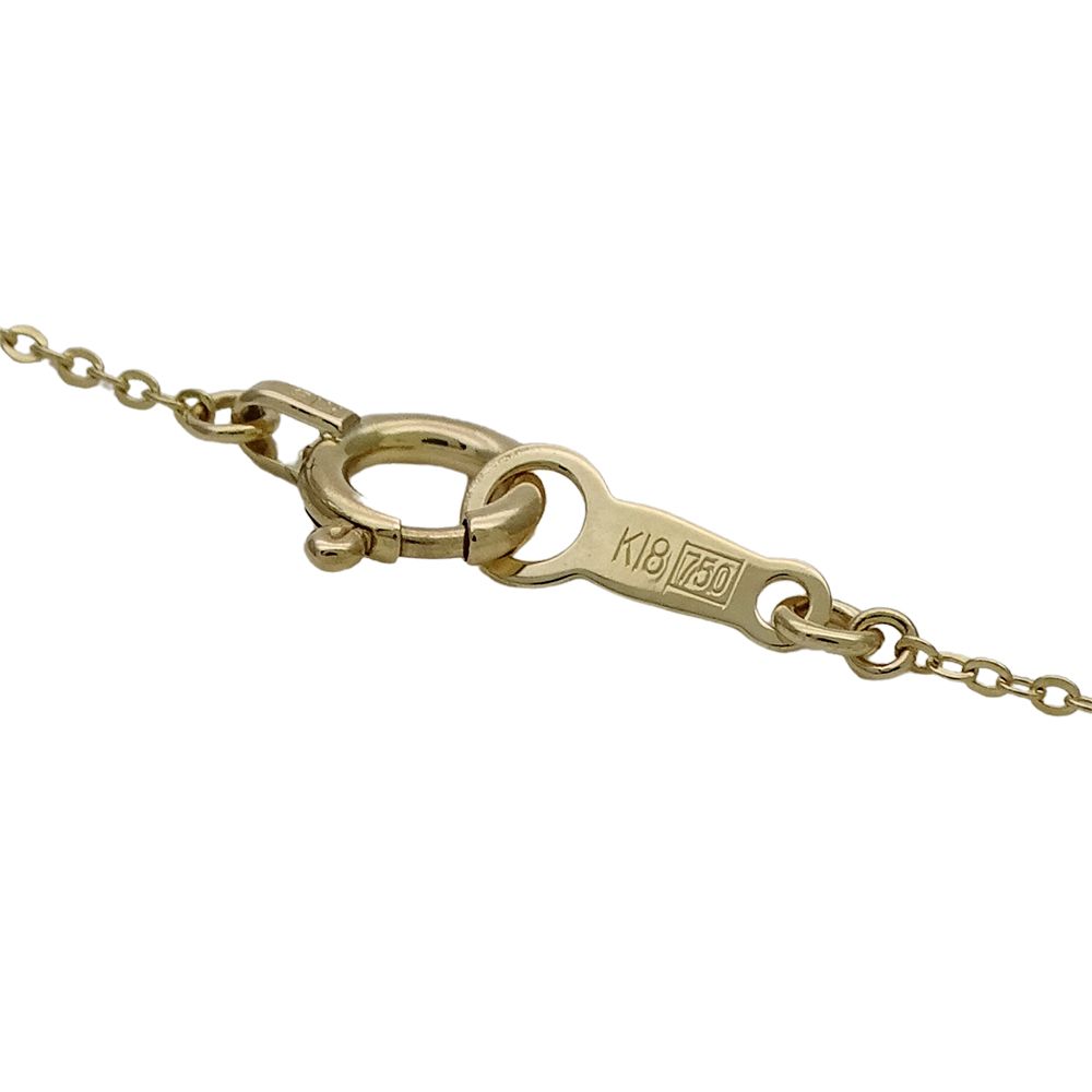 アーカー AHKAH ネックレス レディース ブランド K18 5P ダイヤモンド D0.05 クロス 十字架 イエローゴールド ジュエリー 磨き済み FORTGASGNV_COM_BR