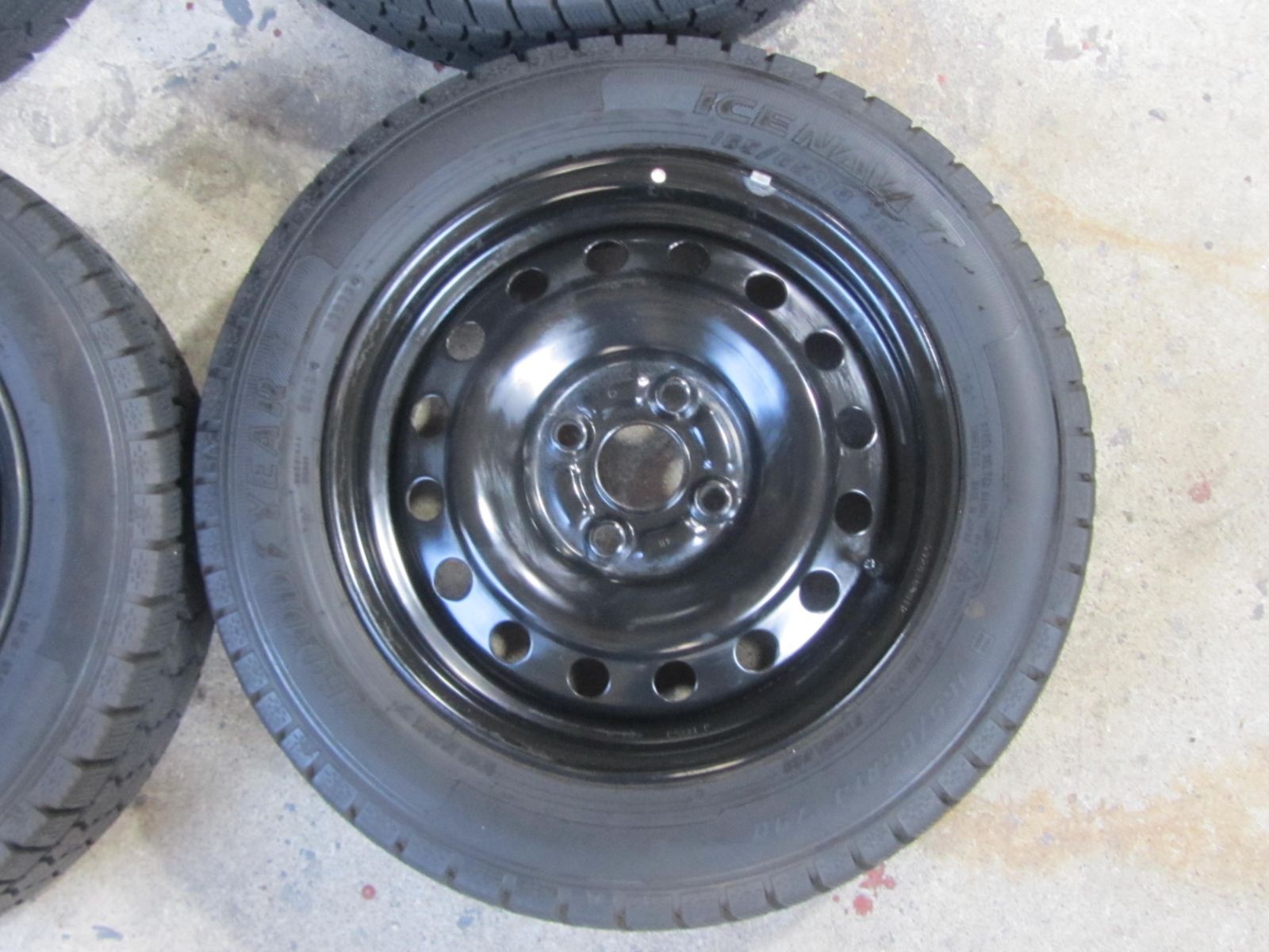  バリ山 165 65 R 14 スタッドレス グッドイヤー アイスナビ7 パッソ外し タンク ルーミー トールなど も 14インチ タイヤ ホイールセット