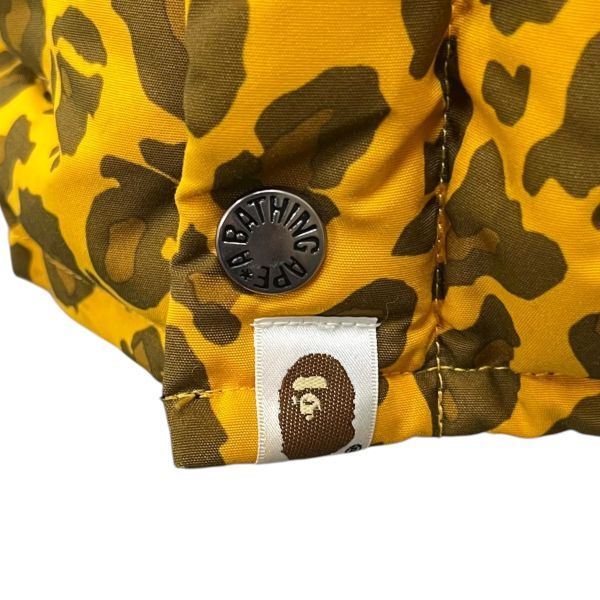 ダウンジャケット レオパード柄