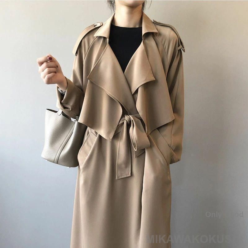 トレンチコート レディース コート 春 秋冬 スプリングコート ロングコート ロングカーディガン 羽織り 薄手 トレンチ アウター ジャケット