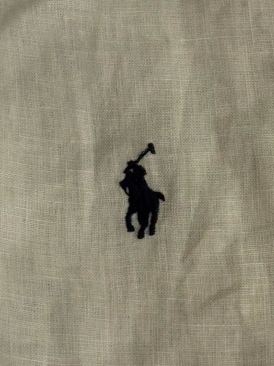 ポロ ラルフローレン リネン シャツ 白