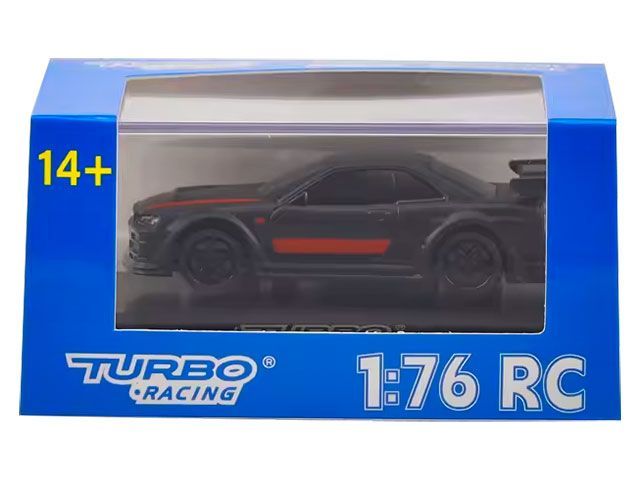 HiTEC TURBO RACING 1 76 C74 Black On-road Car プロポレス C74S 佐川急便