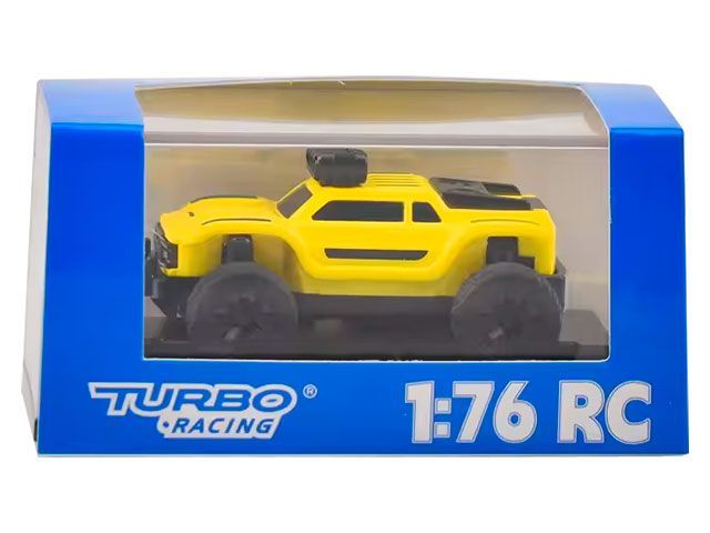 HiTEC TURBO RACING 1 76 C81 Yellow Off-road Car プロポレス C81YS 佐川急便
