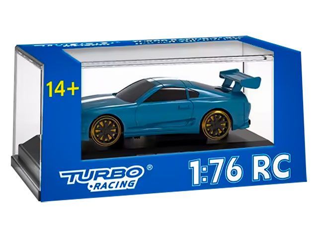 HiTEC TURBO RACING 1 76 C63 Light Blue Drift Car プロポレス C63S 佐川急便