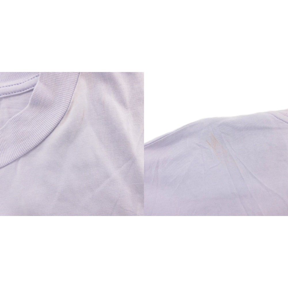  マルニ MARNI ロゴTシャツ カットソー 40 半袖 クルーネック プリント オーバーサイズ 紫 パープル USC 11 GV GY 19 半袖(Tシャツ) Tシャツ カットソー