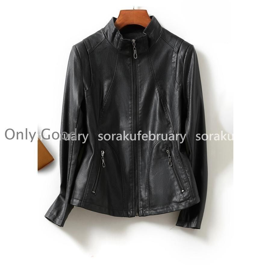 レディース革ジャン 本革 秋冬 レザージャケット ライダースジャケット ラム革 バイクウェア シングル 女性用 上品 防寒防風