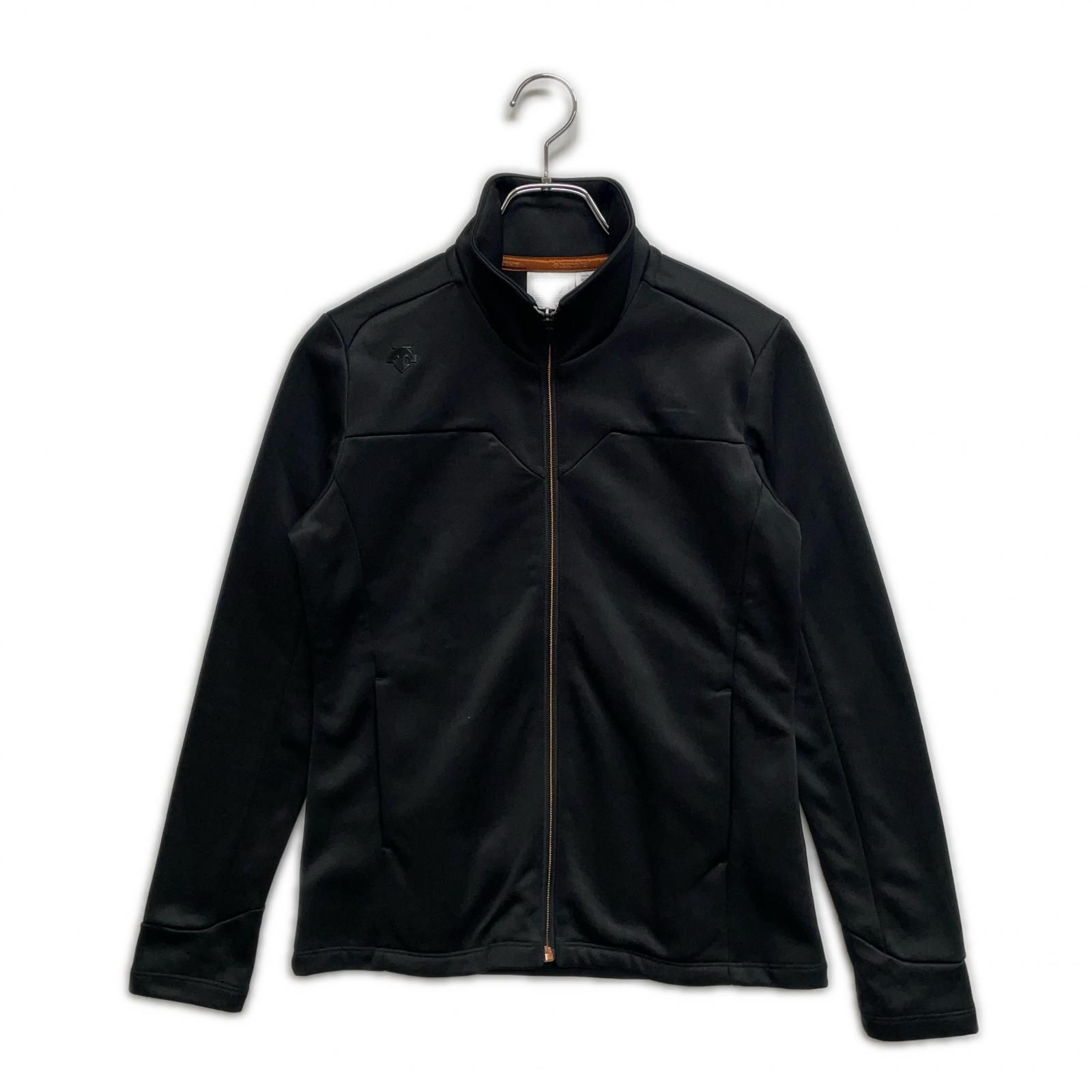 レディース デサントゴルフ DESCENTE GOLF フルジップアウター S 黒 ブラック 裏フリース