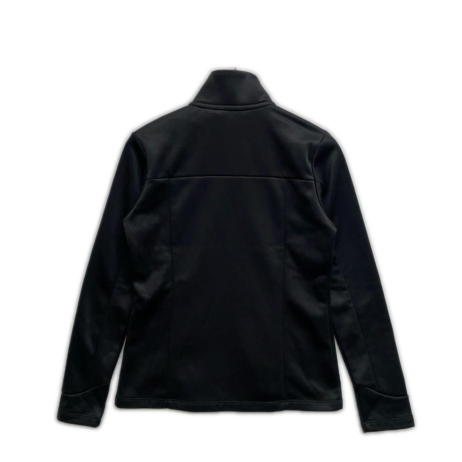 レディース デサントゴルフ DESCENTE GOLF フルジップアウター S 黒 ブラック 裏フリース