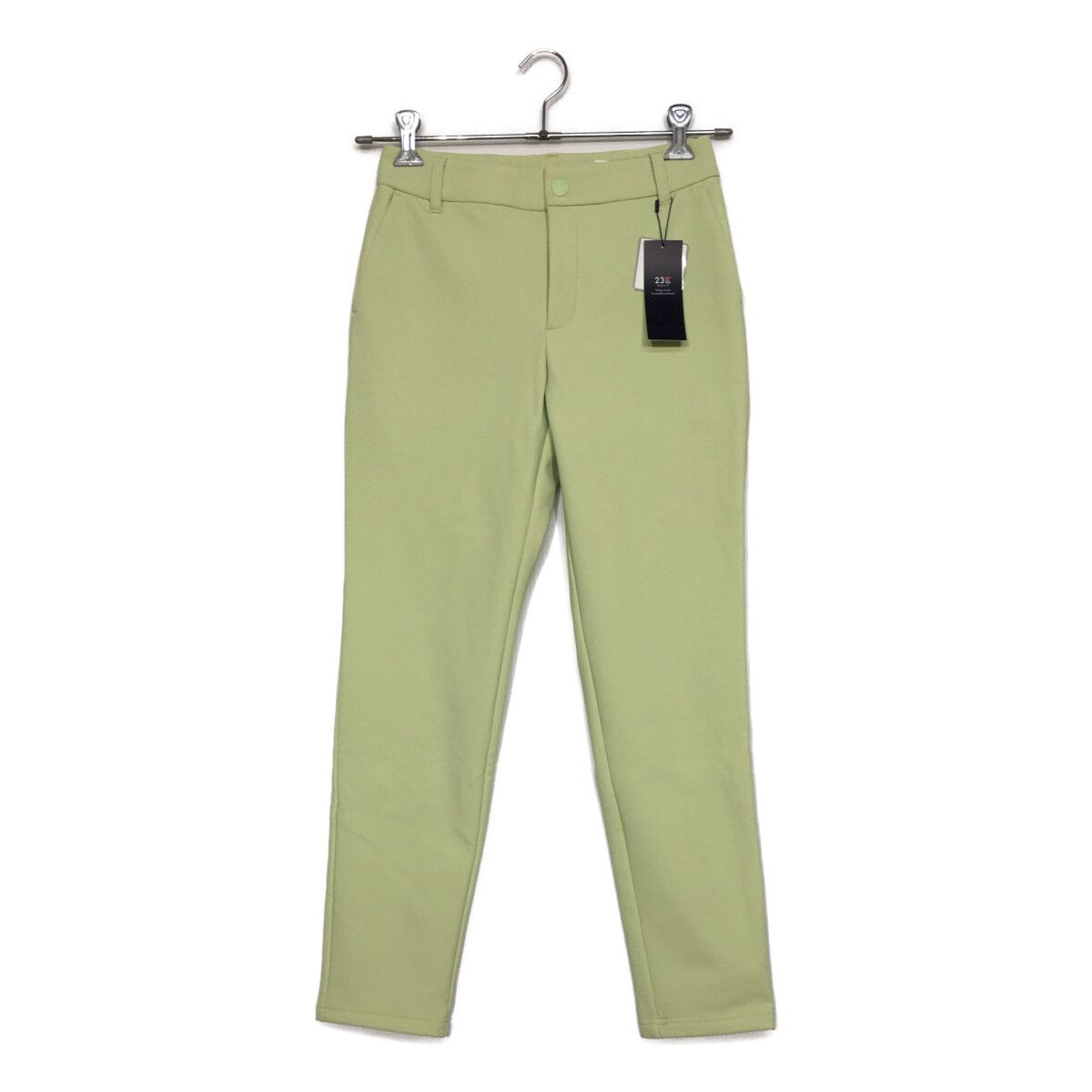 レディース 23区ゴルフ 23区GOLF パンツ 0 S 黄緑系 フリース裏地 防寒