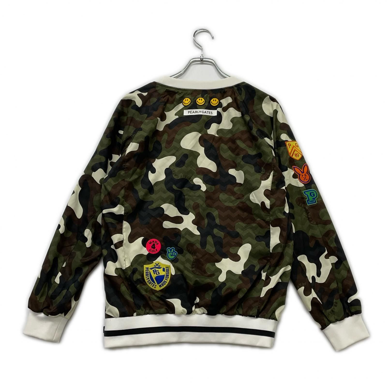レディース パーリーゲイツ PEARLY GATES スニードジャック 1 M カーキ系 銀色裏地 カモフラ ワッペン