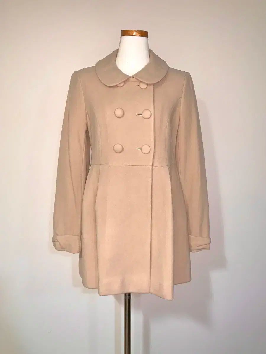 フェールクス ミルクベージュ ロングコート 姫コート ラブリー姫ギャルラテギャルstcジンリピング