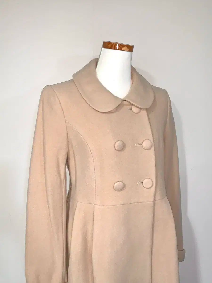 フェールクス ミルクベージュ ロングコート 姫コート ラブリー姫ギャルラテギャルstcジンリピング