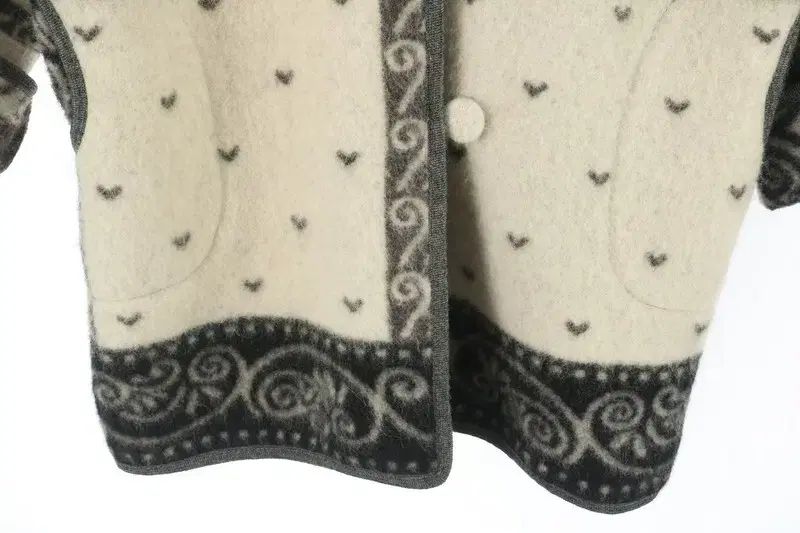 NORWAY WOMEN - S ヘビーウール エスニックパータン コート GULLKHAN_COM