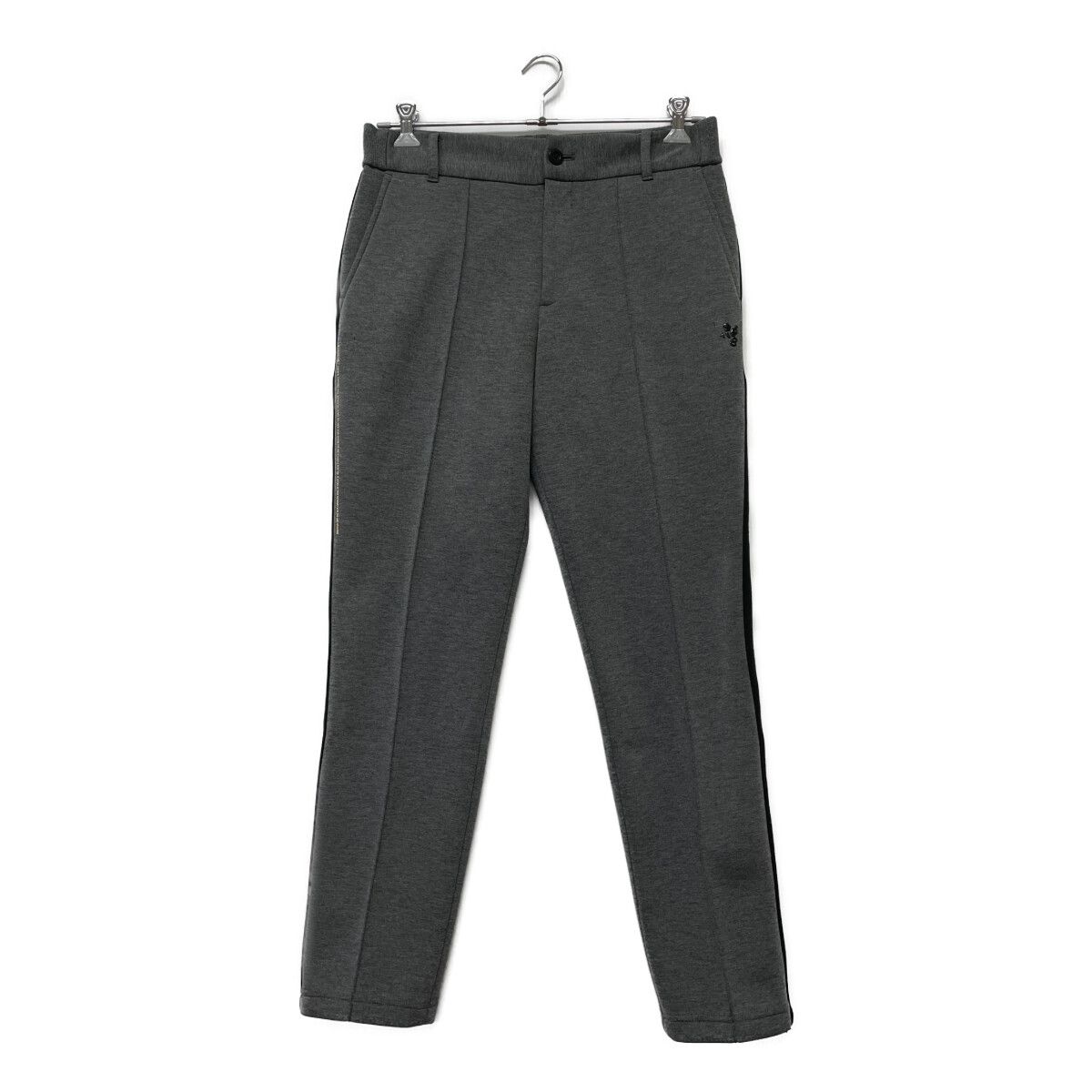 メンズ ハチヤーズ 8YARDS パンツ XL グレー ピンタック サイドロゴ