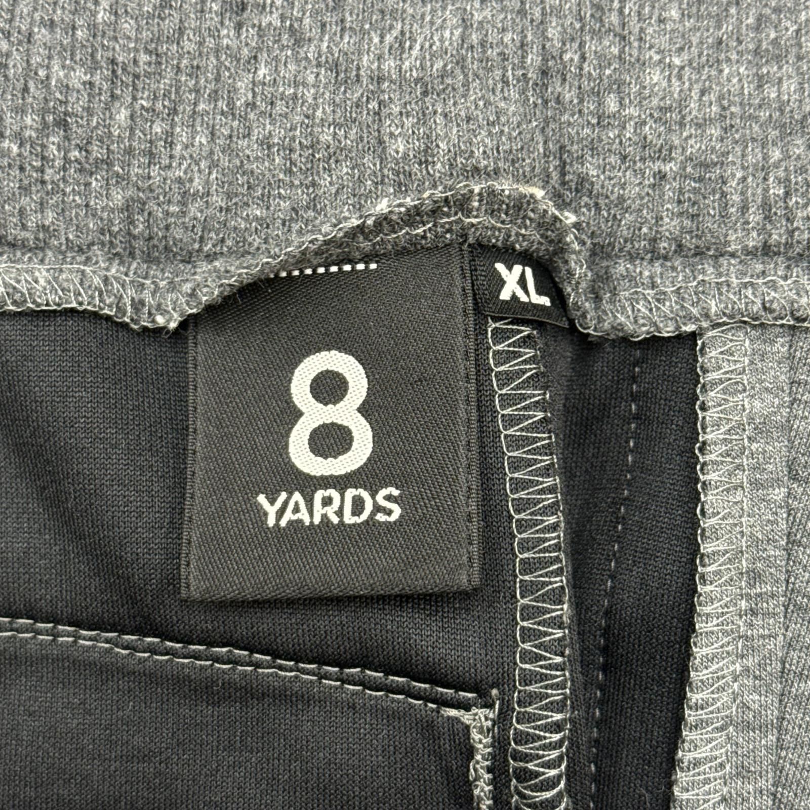 メンズ ハチヤーズ 8YARDS パンツ XL グレー ピンタック サイドロゴ LLC-HASEGAWATOSO_COM