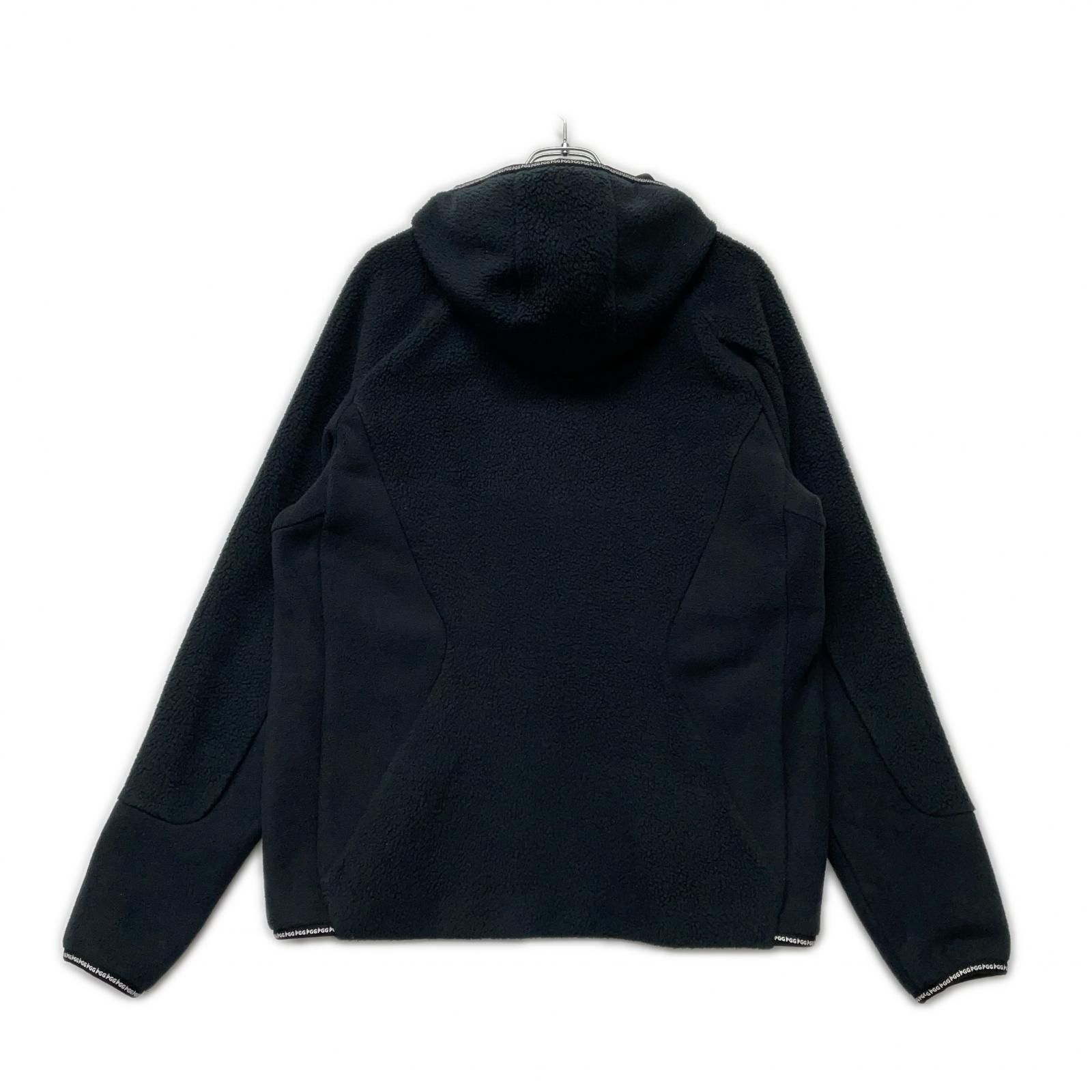 メンズ ピージージー PGG フルジップアウター 6 LL 紺 ネイビー ボア フリース パーカー メッシュ裏地