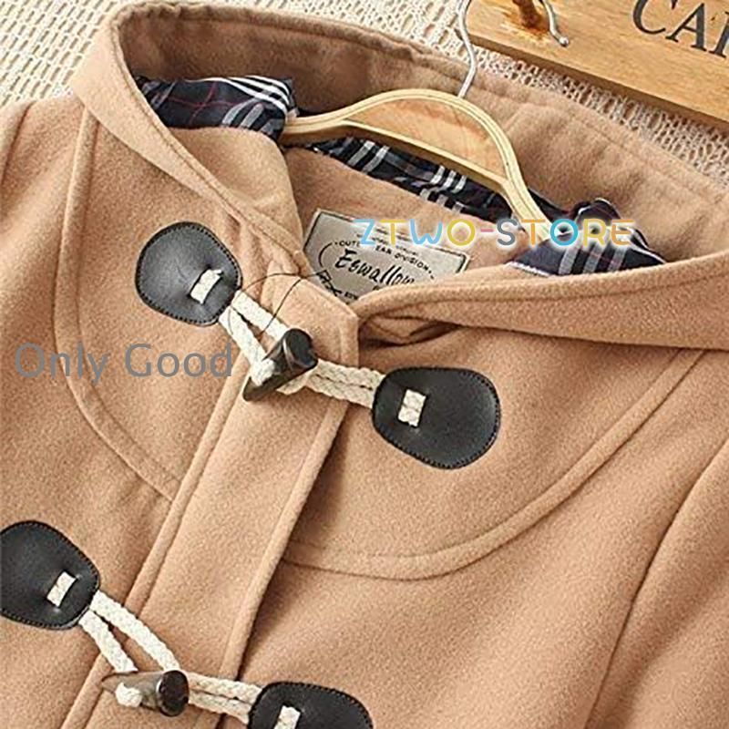 レディース コート 冬 ダッフルコート オーバー 保温 防寒 学生 学校 通勤 フード付き かわいい 無地 女性 通学 娘 彼女 プレゼント ロング