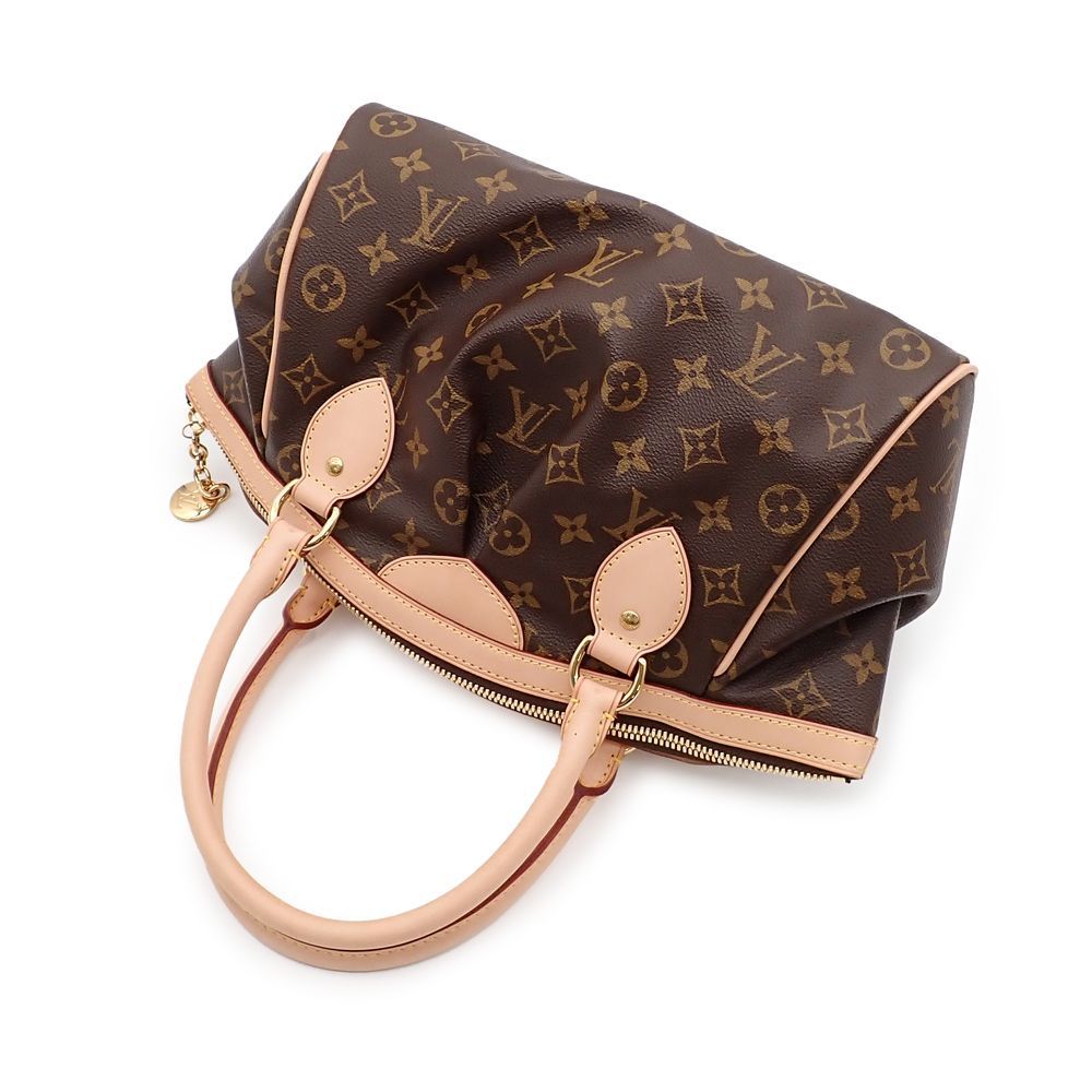 ルイ ヴィトン ティボリPM ハンドバッグ モノグラム ブラウン ゴールド金具 M40143