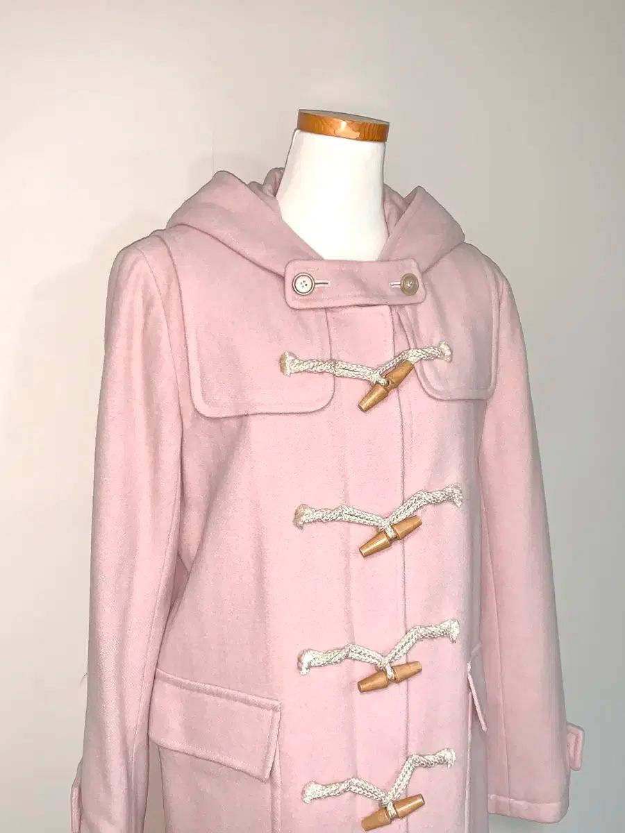 ベビーピンク ダッフルコート ピンク떡코 ラブリー姫ギャルstcジントルボタンPingSEIKO