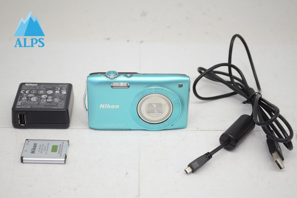 Nikon ニコン COOLPIX S3300 ミントグリーン コンパクトデジタルカメラ 251022k