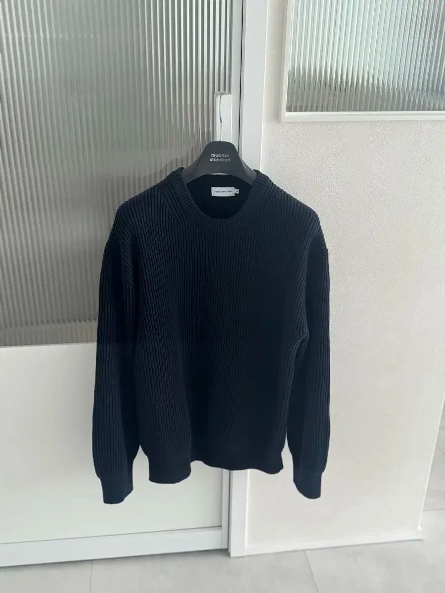 ステディエブリウェア 25fw リップニット ネイビー 2