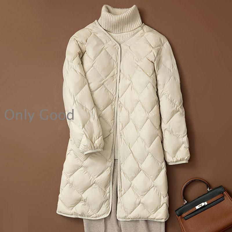 ダウンコート レディース ダウンコートダウン ダウン＆フェザー アウター 冬 冬服 高品質 上品 軽量 暖かい 防寒 カジュアル 軽量 通勤 通 GULLKHAN_COM