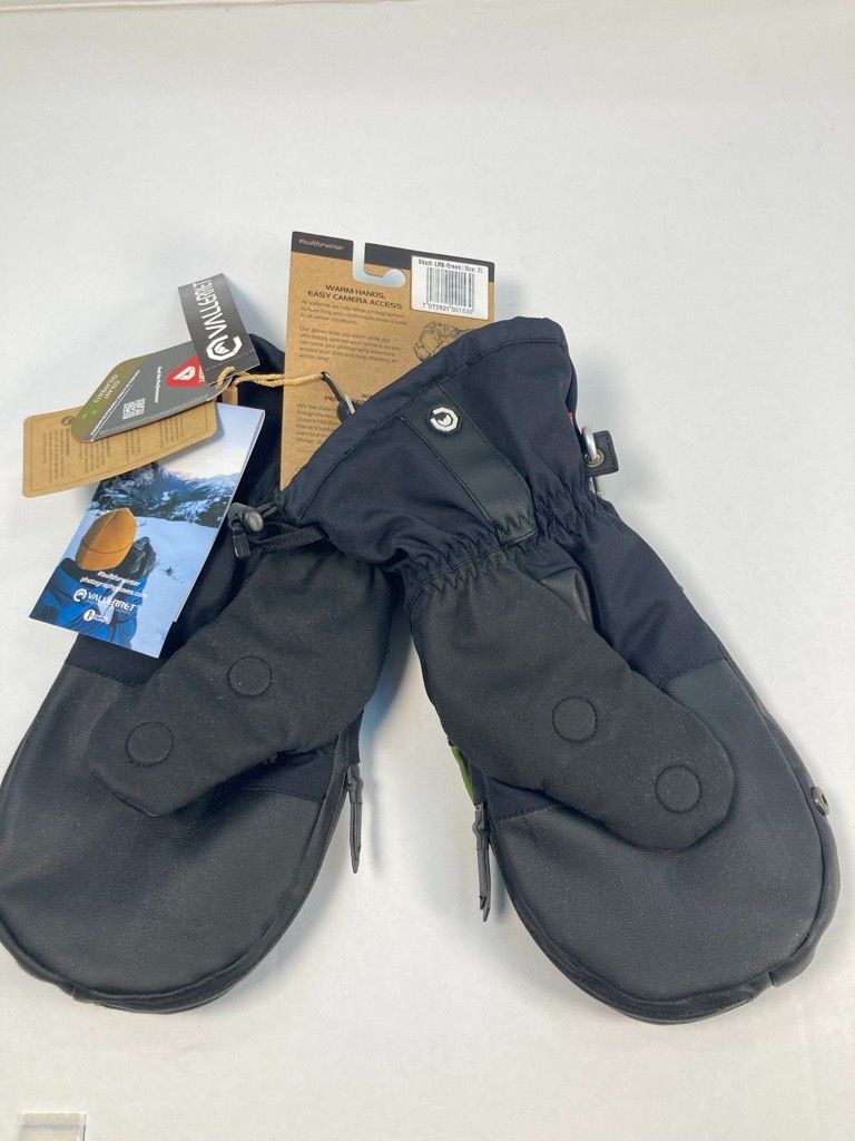 Vallerret Skadi Zipper Mitt LRS Green - XL ミトングローブ 手袋 カメラ