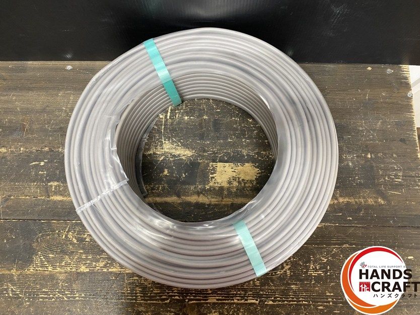 弥栄 3×2.0mm VVF 電線 条長 100m 質量 16.5kg 概算 4月製造