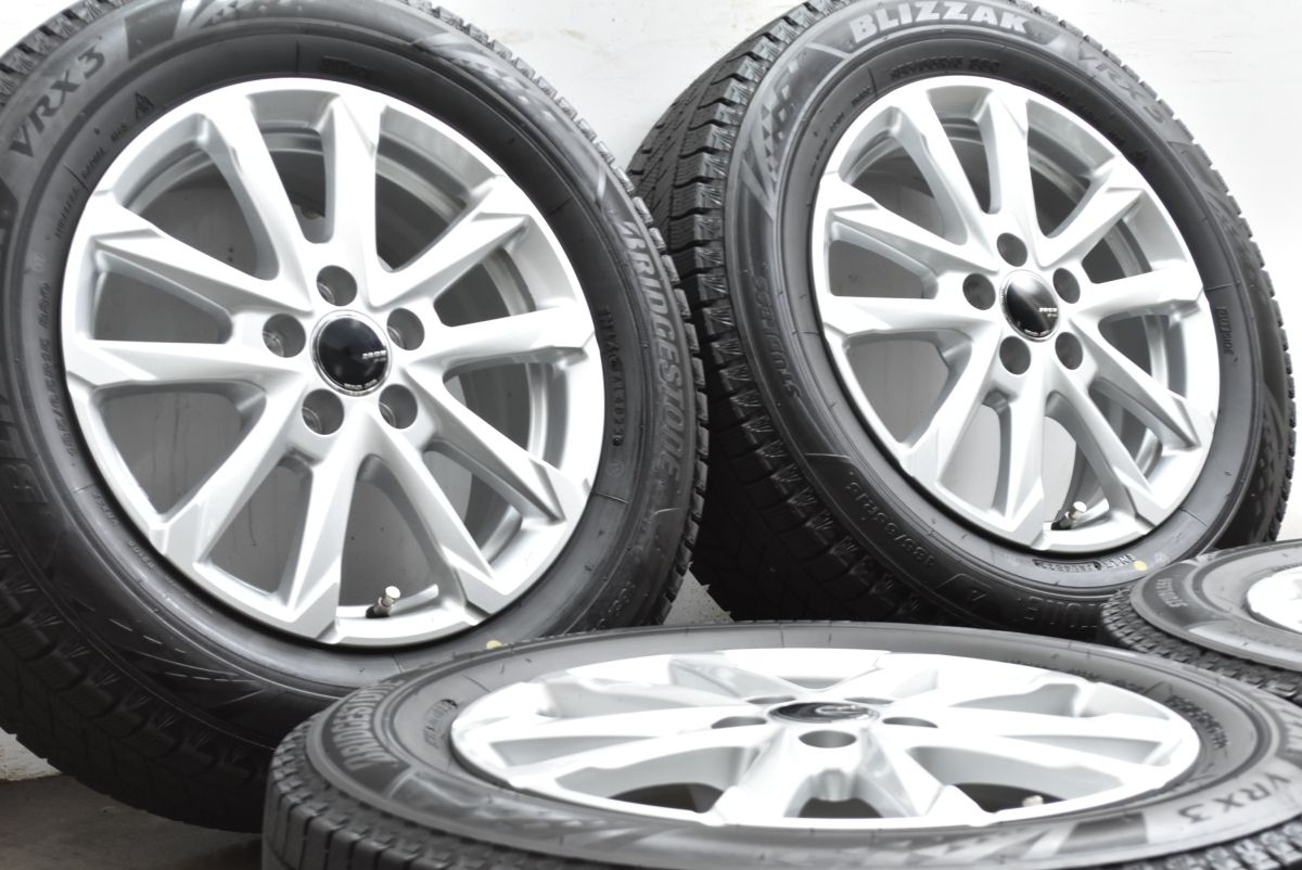 ZACK 15 in 6 J 43 PCD 100 ブリヂストン ブリザックVRX 3 185 65 R プリウス シエンタ プレミオ セリカ カルディナ インプレッサ