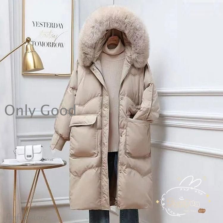 ダウン90 秋冬 ダウンコート レディース ダウンコート ミドル丈 フード付き レディース ダウンジャケット ミドル丈 コート アウター ダ