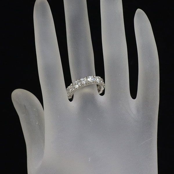 Pt900 ダイヤモンド リング 2.044 E-G I1 G ハーフエタニティ FORTGASGNV_COM_BR