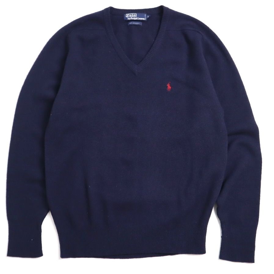 90s Polo by Ralph Lauren ポロバイラルフローレン ラムウール Vネック
