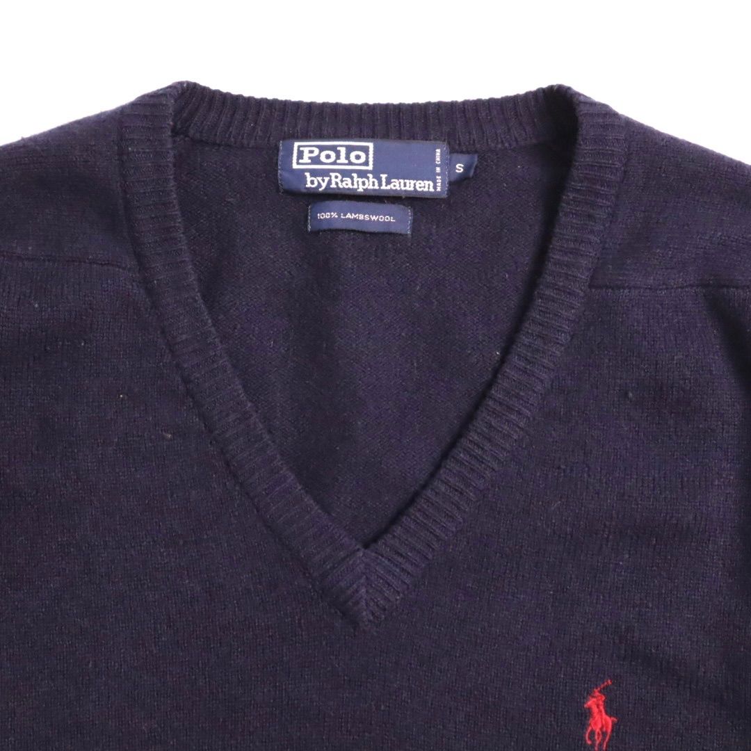 90s Polo by Ralph Lauren ポロバイラルフローレン ラムウール Vネック