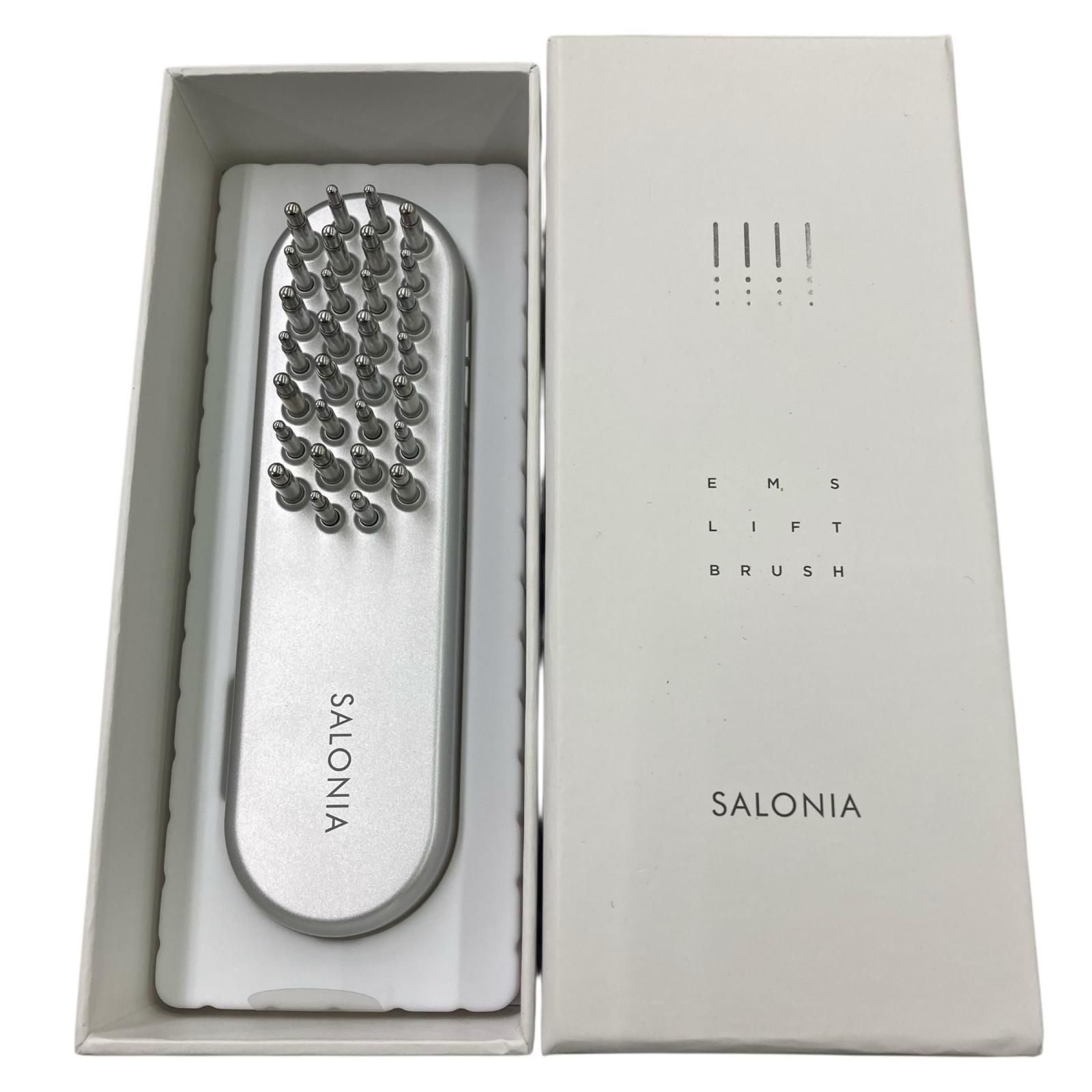 186000 動作 済み SALONIA サロニア SALONIA EMSリフトブラシ EMS LIFT BRUSH SAL22206SL シルバー
