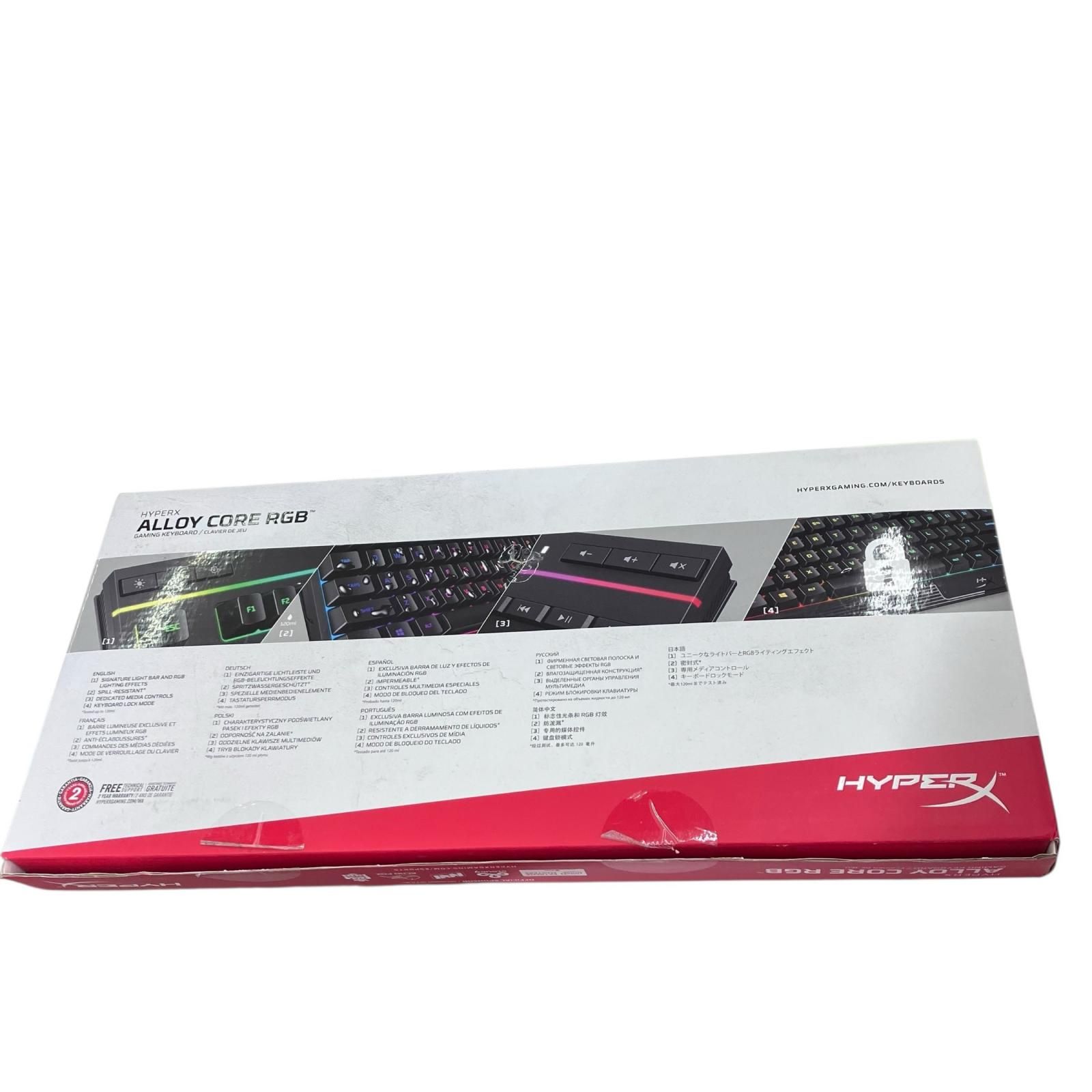  186001 Hyperゲーミングキーボード イヤフォン マイク ヘッドフォン 4点 その他 オーディオ機器