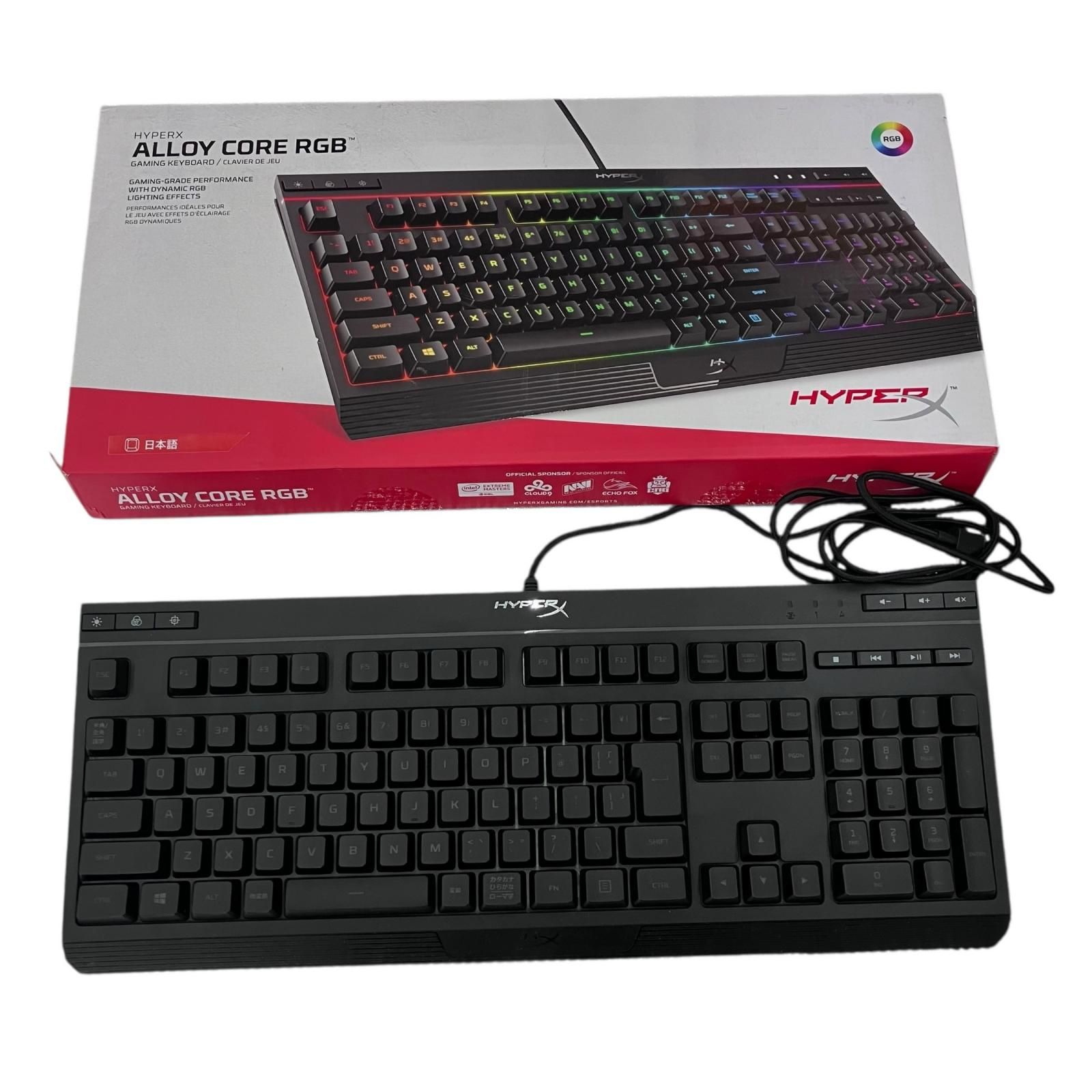 186001 動作 済み Hyperゲーミングキーボード イヤフォン マイク ヘッドフォン 4点