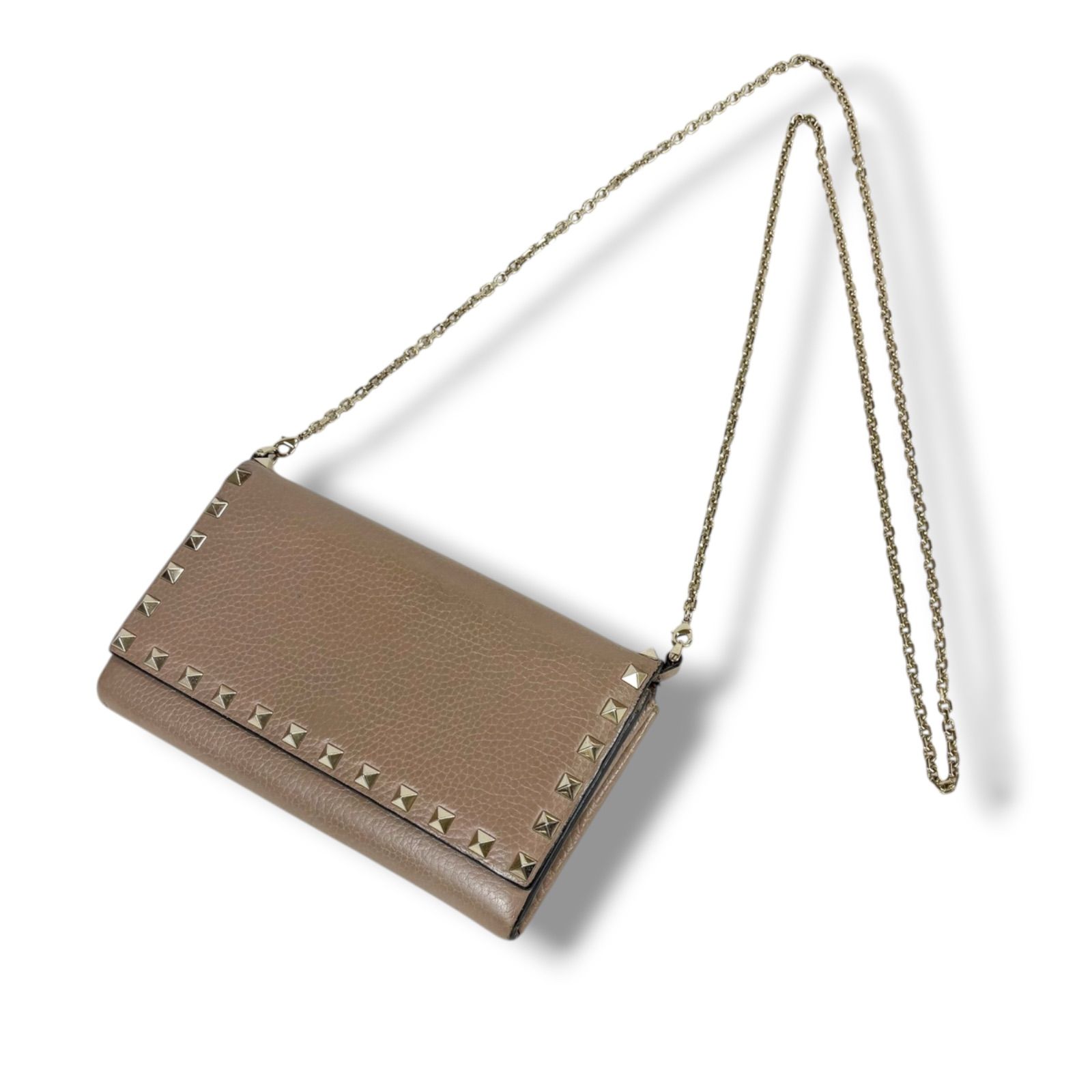 VALENTINO GARAVANI チェーンウォレット ミニショルダーバッグ ロック 